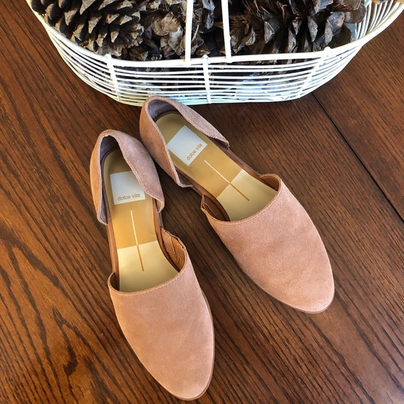 Dolce Vita Camry Suede d'Orsay Flats - Picture 1 of 4